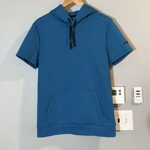 Under Armour Hoodie Fitted Short Sleeve‎ Sweatshirt Fleece Athletic Men's Medium